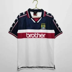 Manchester City 1997 Retro brother sponsor Blue Retro Football Jersey