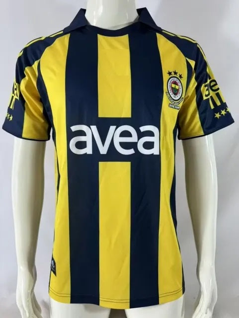 White Fenerbahçe 2008-2009 Retro Kit Jersey – | Trikot | Maillot Soccer Kit