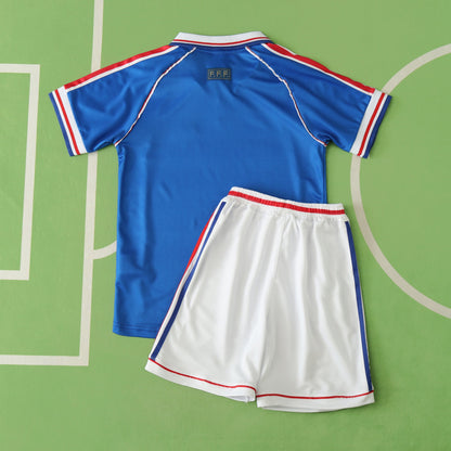 France 1998 Home Kids Kit Kindertrui (Ages 3-13)