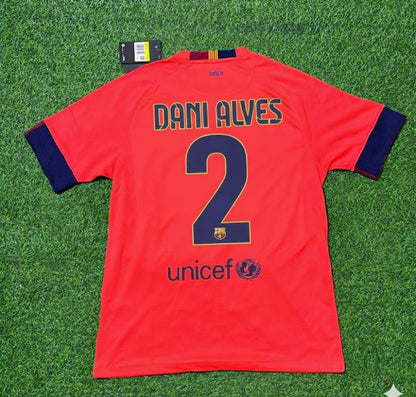 Dani Alves 2- Barcelona 2014 Kit Season Retro Football Jersey