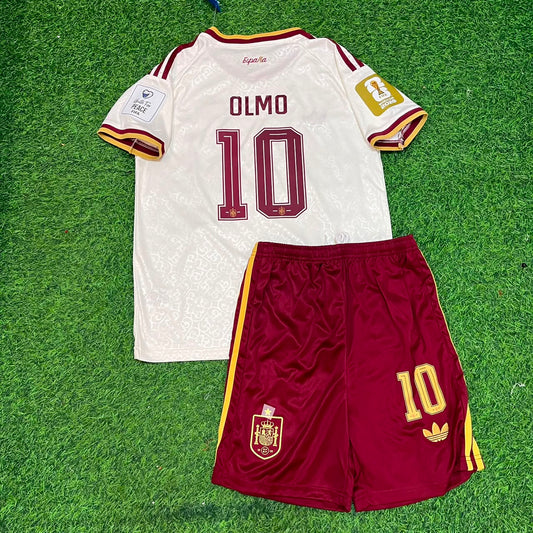 Spain World Cup 2026 Dani Olmo Kids Football Jersey