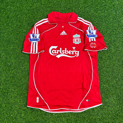 Daniel Agger Liverpool 2007/08 Premier League Football Jersey
