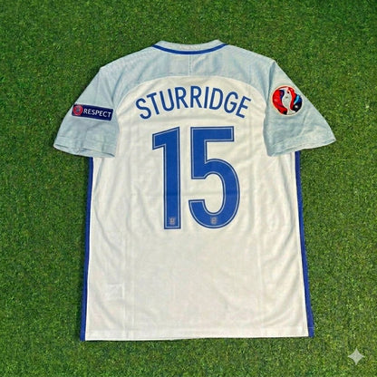 Daniel Sturridge #15 England Euro 2016 Home Retro Jersey