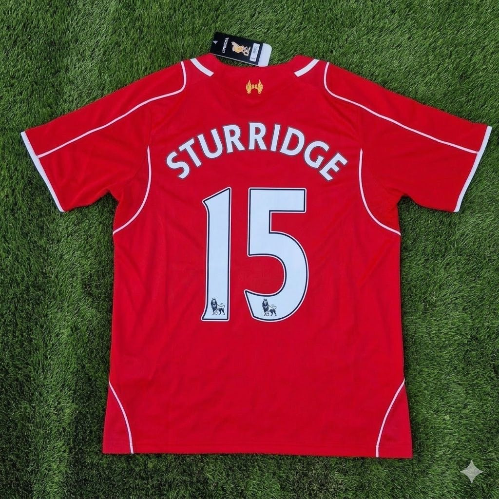 Daniel Sturridge 15- Liverpool 2014/15 Home Retro Football Jersey Kit