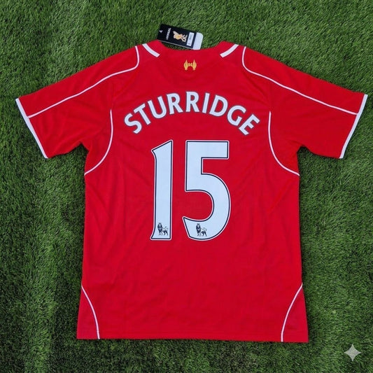 Daniel Sturridge 15- Liverpool 2014/15 Home Retro Football Jersey Kit