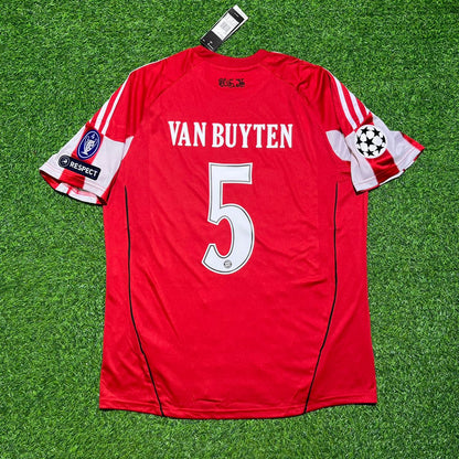 Daniel Van Buyten Bayern Munich 2010/11 Home Football Jersey