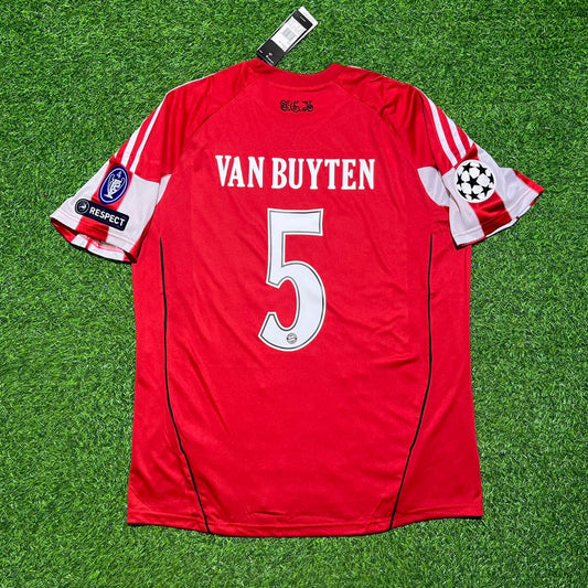 Daniel Van Buyten Bayern Munich 2010/11 Home Football Jersey