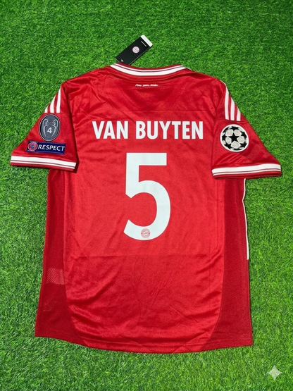 Daniel Van Buyten 5- Bayern Munich 2013 Champions League Wembley Final Football Jersey