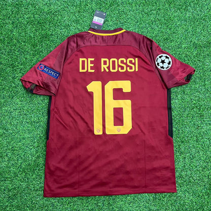 Daniele de Rossi 2016-2017 Season Retro Football Jersey Kit