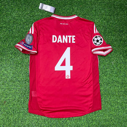 Dante Bayern Munich 2013 Champions League Final Football Jersey Kit