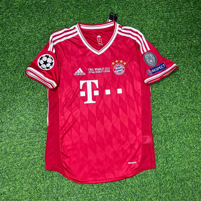 Dante Bayern Munich 2013 Champions League Final Football Jersey Kit