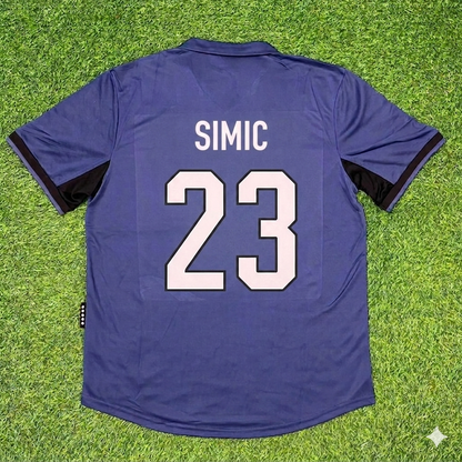 Dario Simic #23 Inter Milan 1998-1999 Home Retro Football Jersey Kit