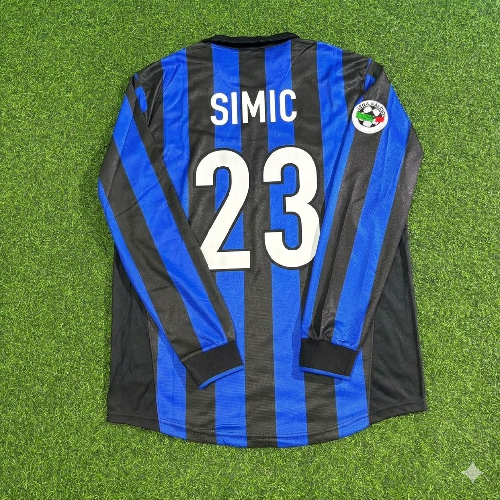 Dario Simic - Inter 1998 1999 Retro Football Jersey