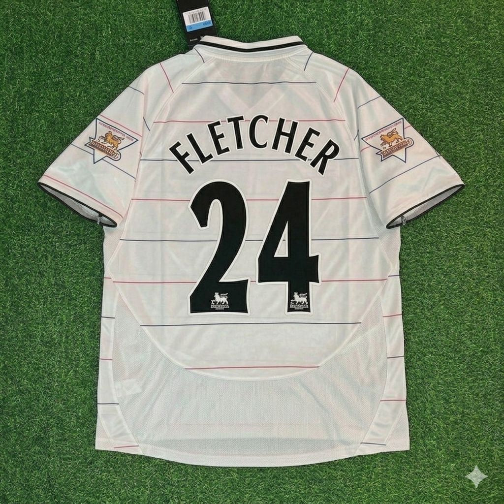Darren Fletcher #24 Manchester United 2003/2005 Retro Football Jersey