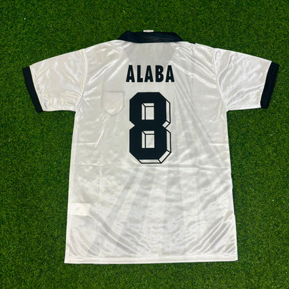 David Alaba Austria White Retro Football Jersey Kit