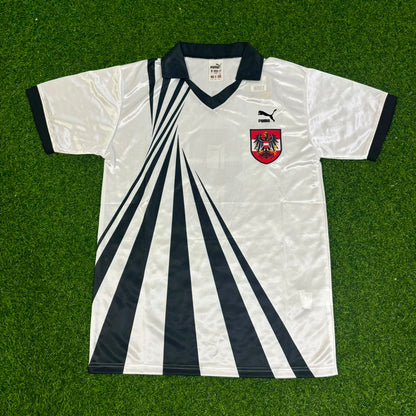 David Alaba Austria White Retro Football Jersey Kit