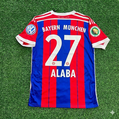 David Alaba 27- Bayern Munich 2014-2015 Football Jersey Kit