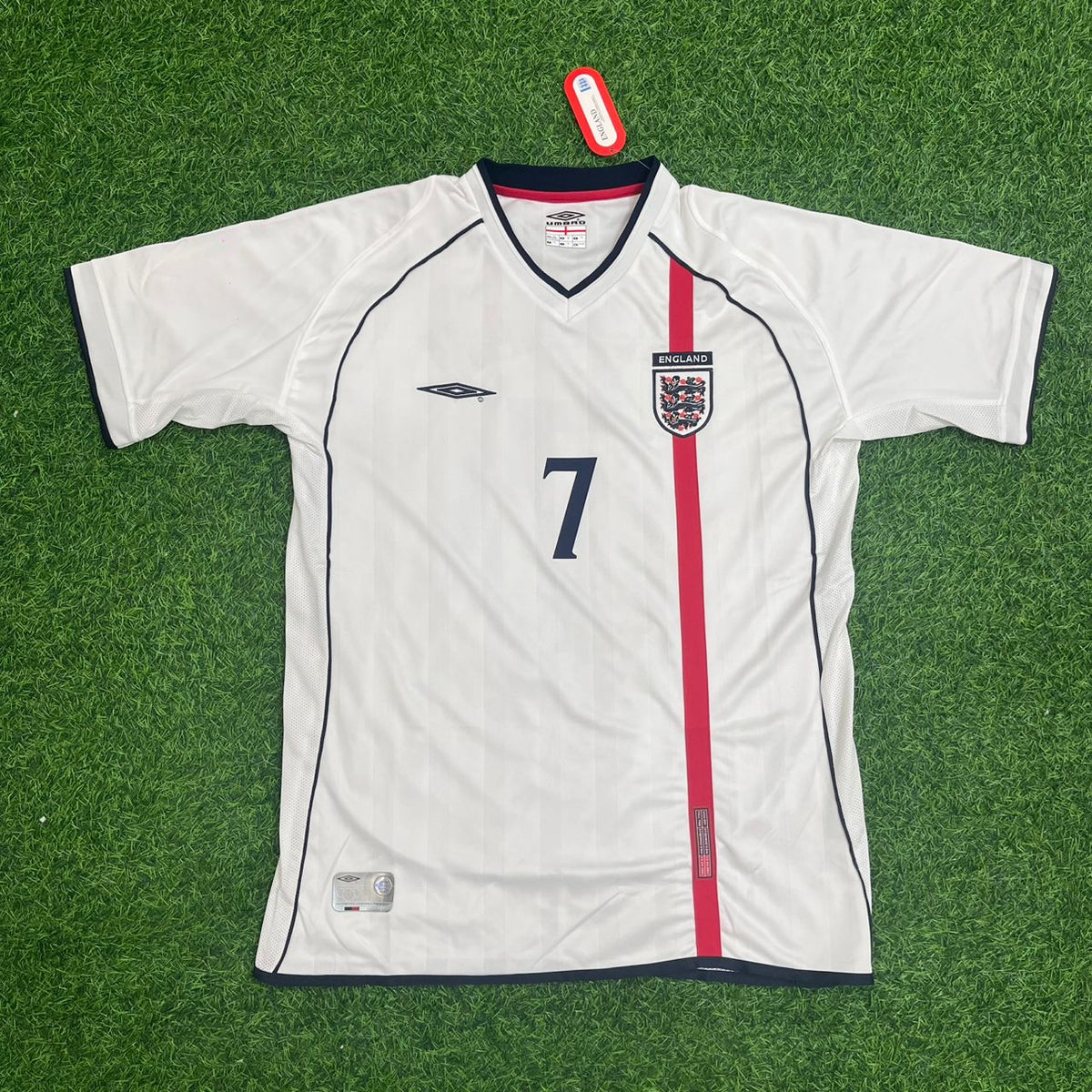 David Beckham 2002 World Cup Retro Football Jersey