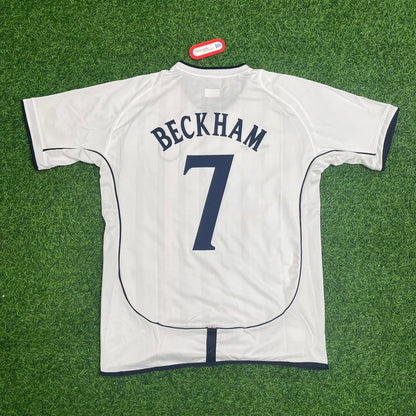 David Beckham 2002 World Cup Retro Football Jersey