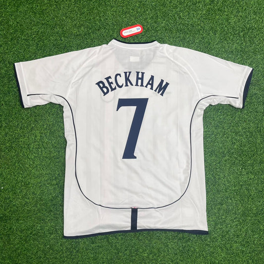David Beckham 2002 World Cup Retro Football Jersey