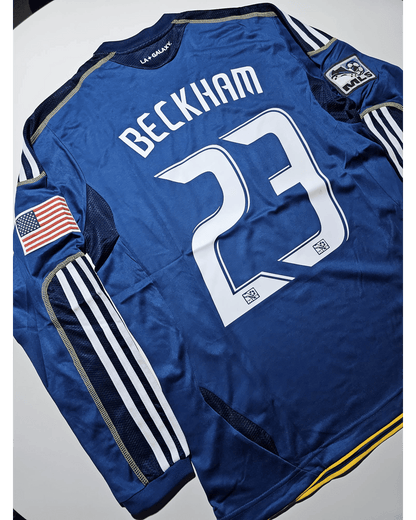 David Beckham 23 - LA Galaxy 2011/12 MLS Retro Football Jersey Kit