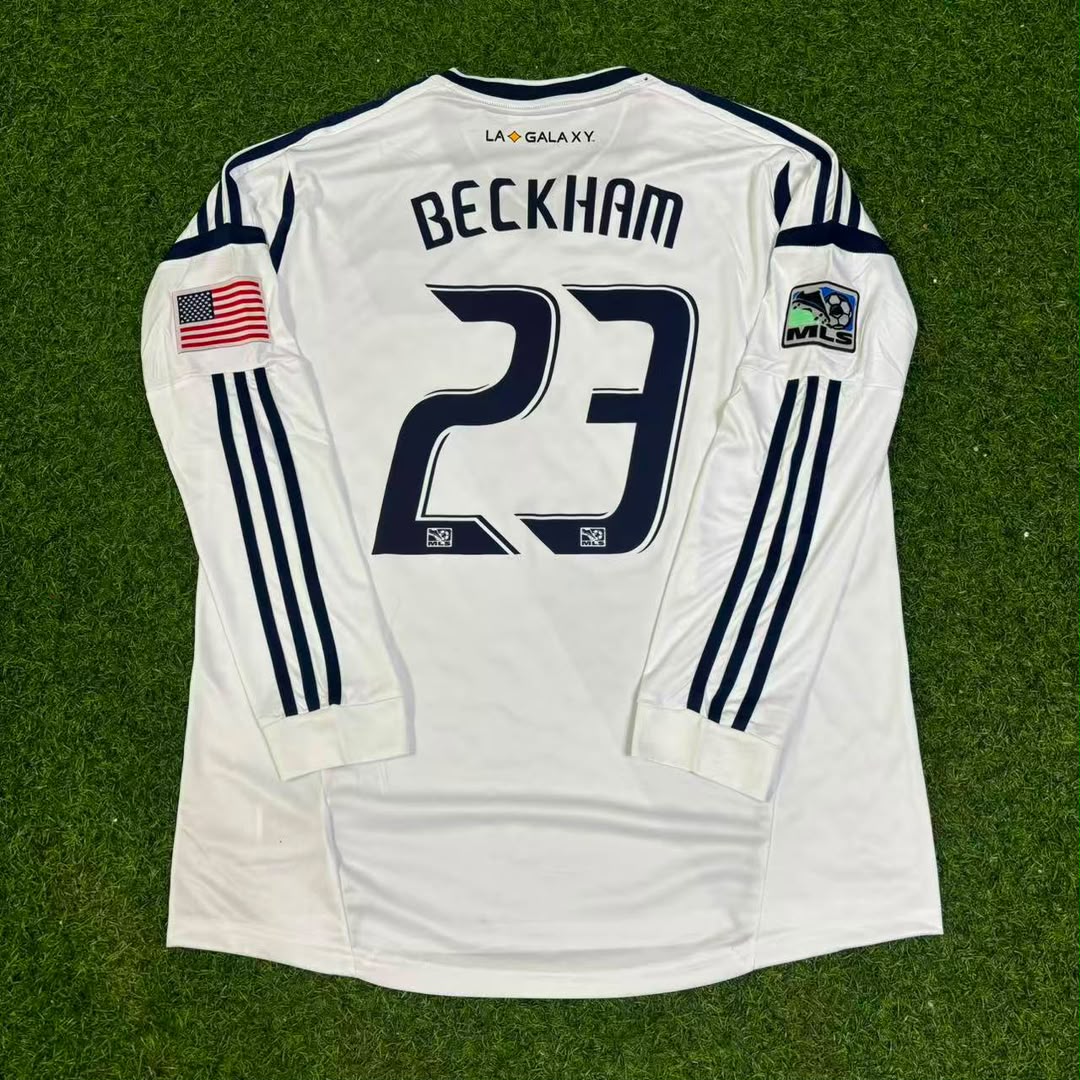 David Beckham 23 - LA Galaxy 2012 MLS Retro Football Jersey