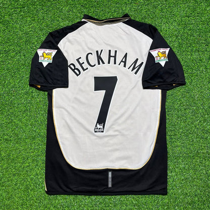 David Beckham #7 Manchester United 2001-2002 Reversible Retro Football Jersey