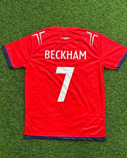 David Beckham England And Retro Football Jersey Kit