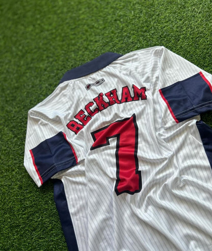 David Beckham England And Retro Football Jersey Kit