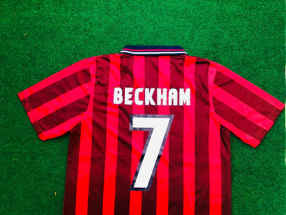 David Beckham England Retro Football Jersey Kit