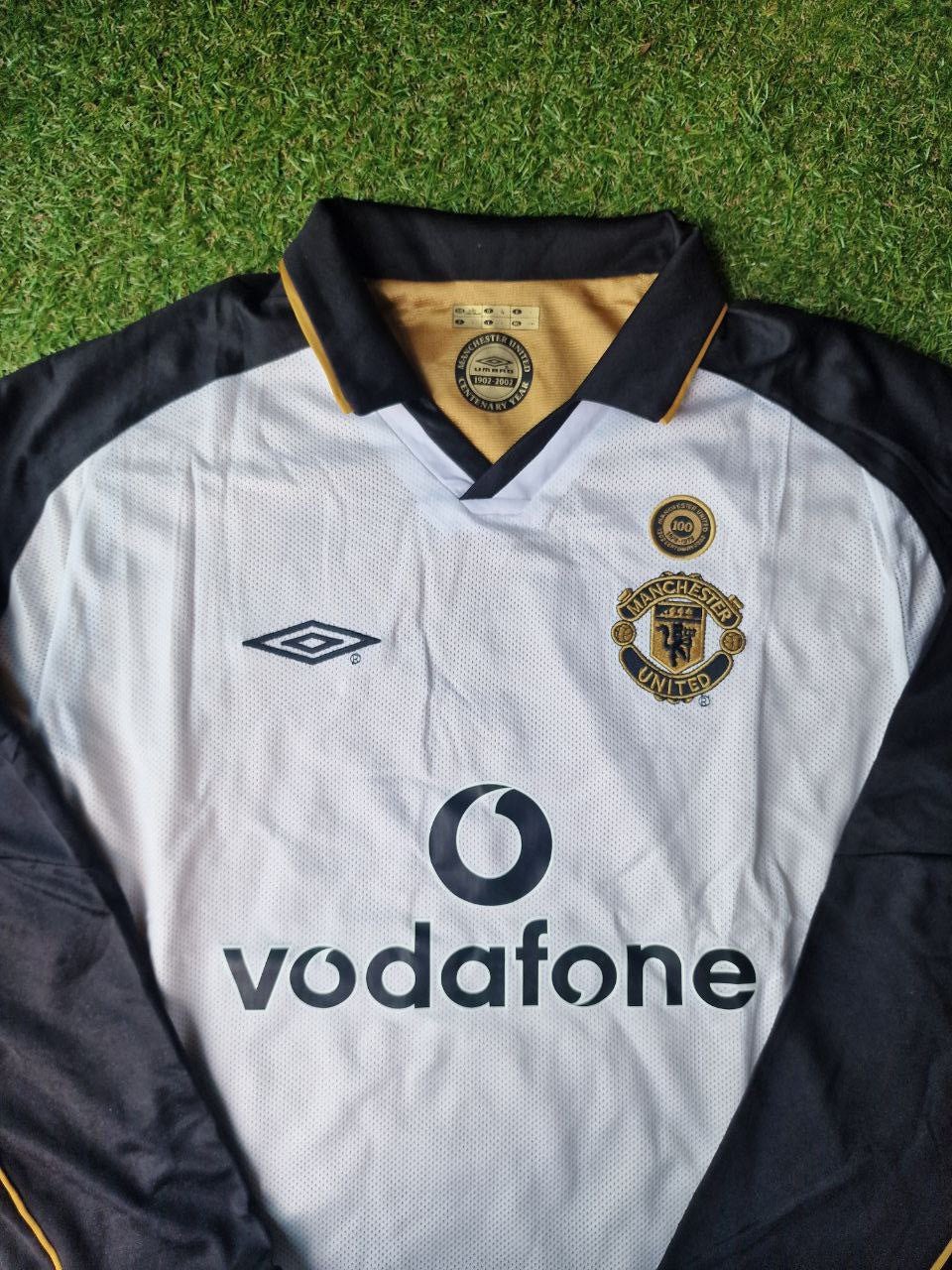 BECKHAM ユニフォーム 01/02 センテナリーモデル David Beckham Manchester United 01 - 02 Reversible Football Jersey