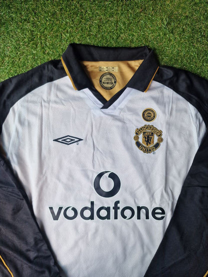 David Beckham Manchester United 01 - 02 Reversible Football Jersey Kit