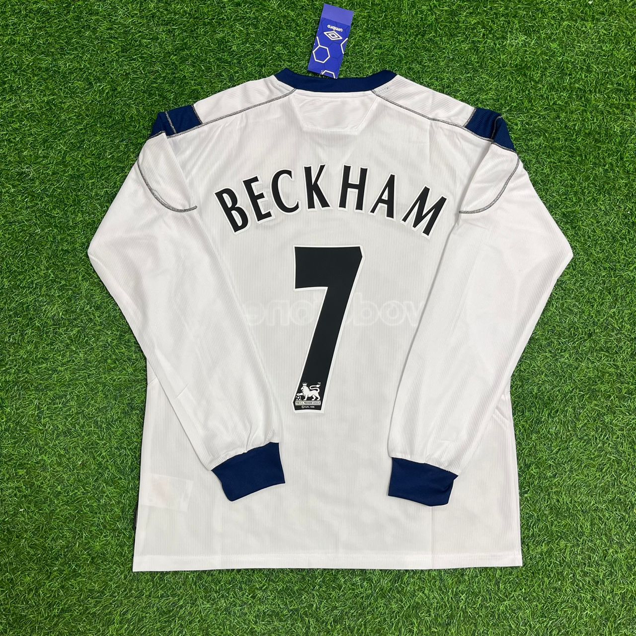 David Beckham Manchester United 2000-2001 White Retro Football Jersey Collection