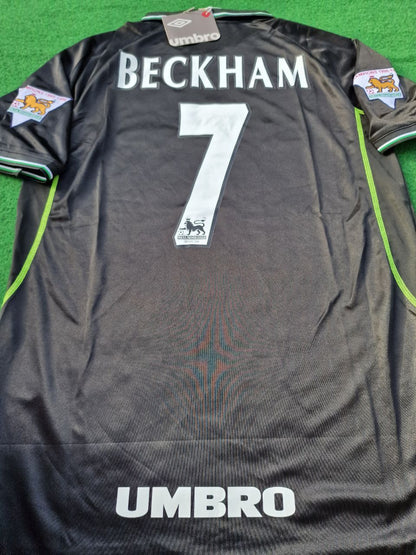 David Beckham Manchester United Retro Football Jersey Kit