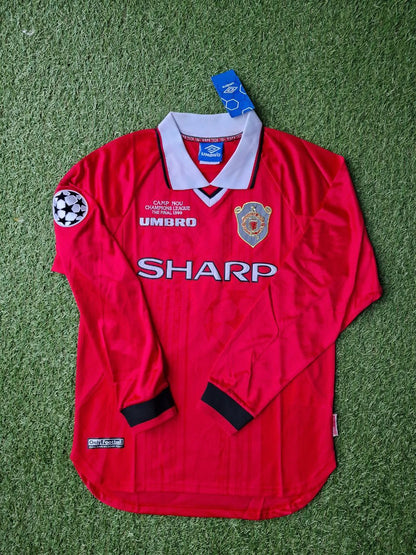 David Beckham Manchester United Retro Football Jersey Kit