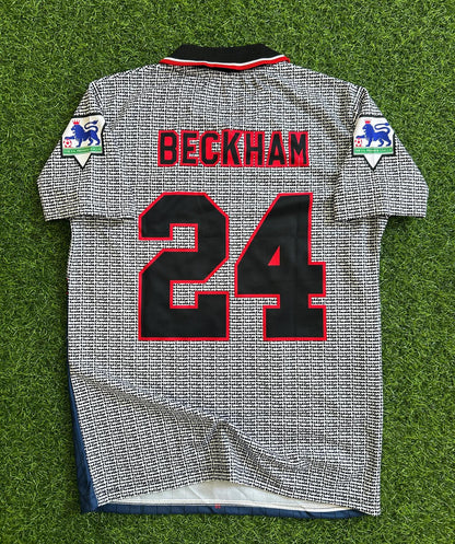David Beckham Manchester United Retro Football Jersey Kit