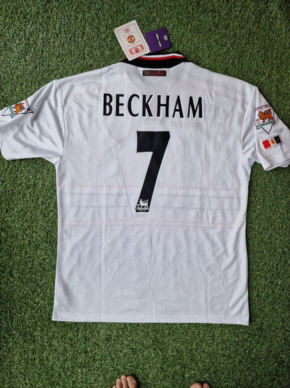 David Beckham Manchester United Retro Football Jersey Kit