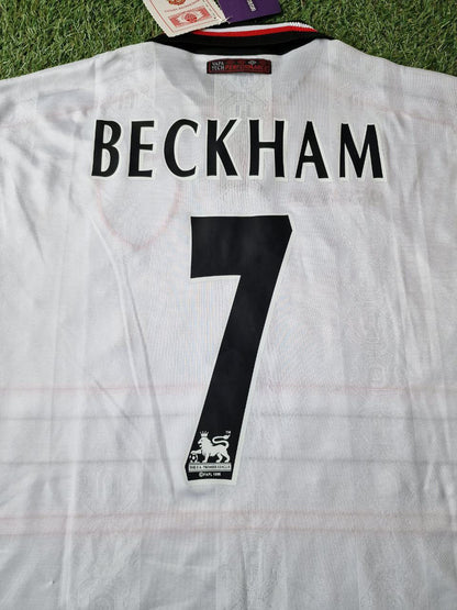 David Beckham Manchester United Retro Football Jersey Kit
