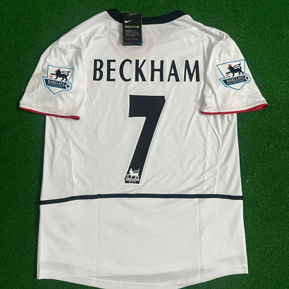 David Beckham Manchester United Retro Football Jersey Kit