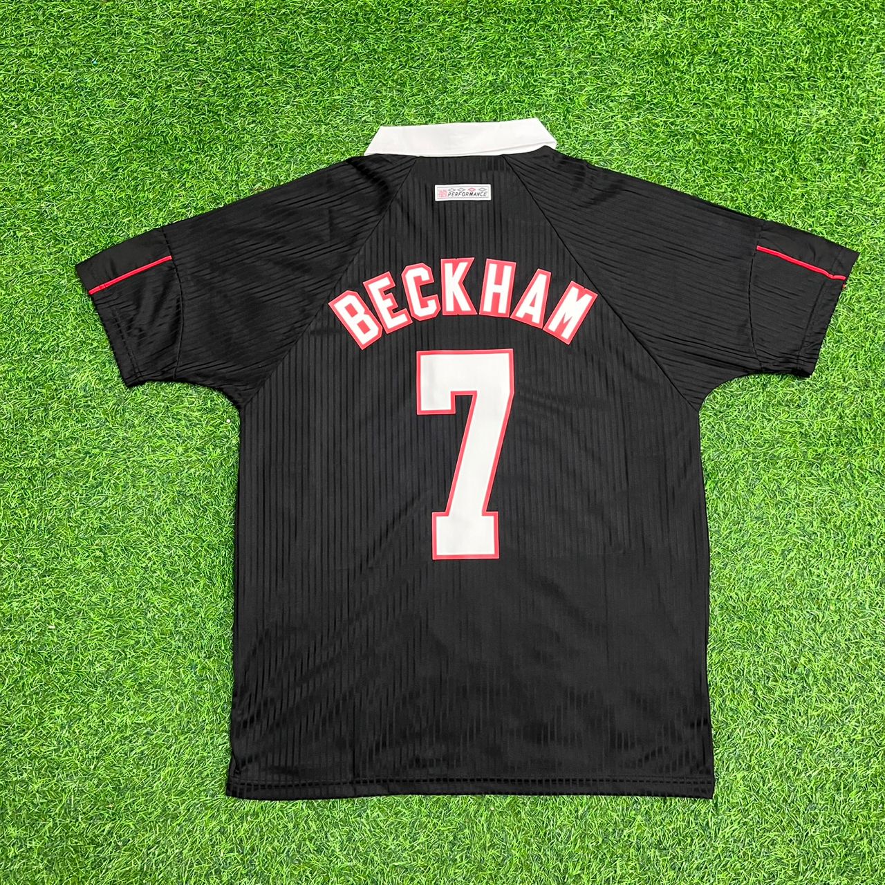 David Beckham Legend Black Retro Football Jersey