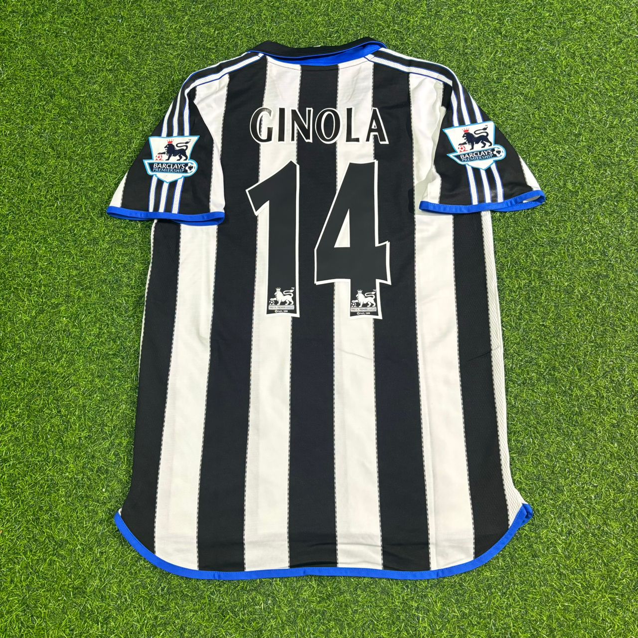 David Ginola #14 Newcastle United Retro Football Jersey Kit