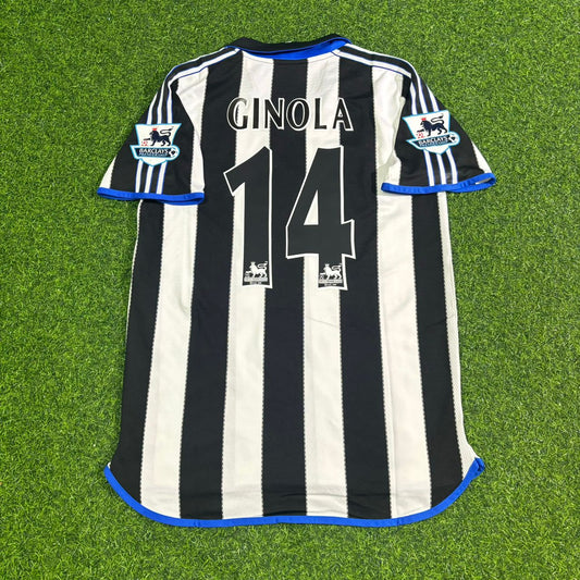 David Ginola #14 Newcastle United Retro Football Jersey Kit