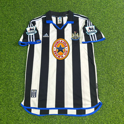 David Ginola #14 Newcastle United Retro Football Jersey Kit