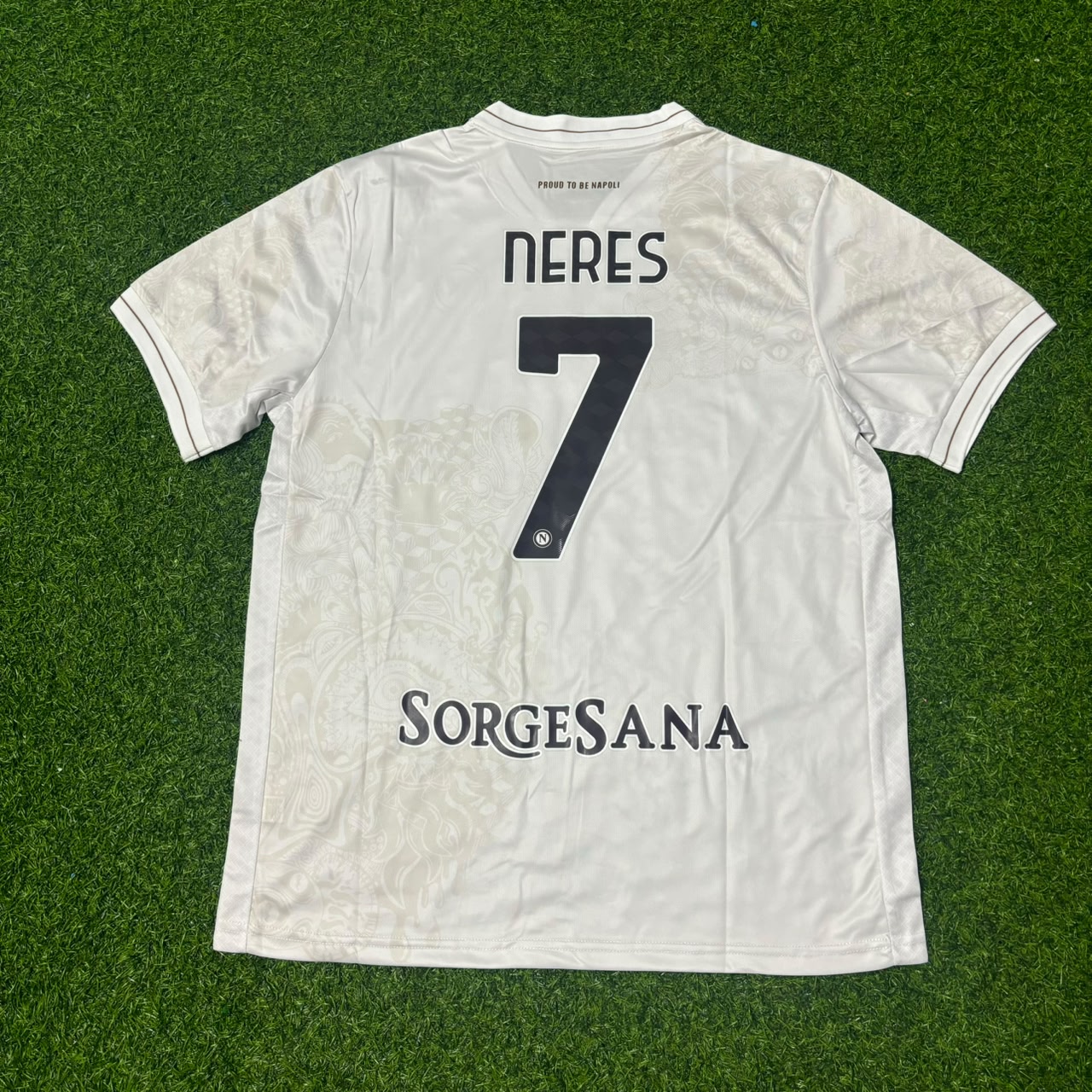 David Neres #7 Napoli Football Jersey