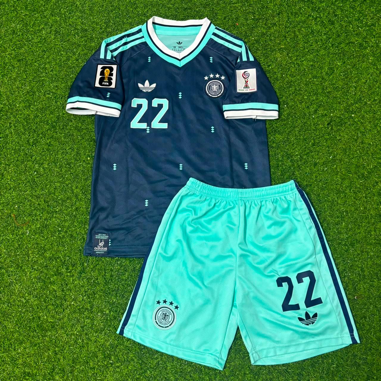 David Raum #22 Deutschland 2026 World Cup Kinder Fußballtrikot