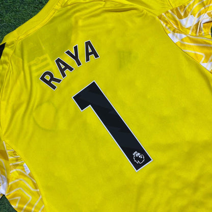 Arsenal 2026-2027 David Raya Away Yellow Goalkeeper Soccer Football Jersey