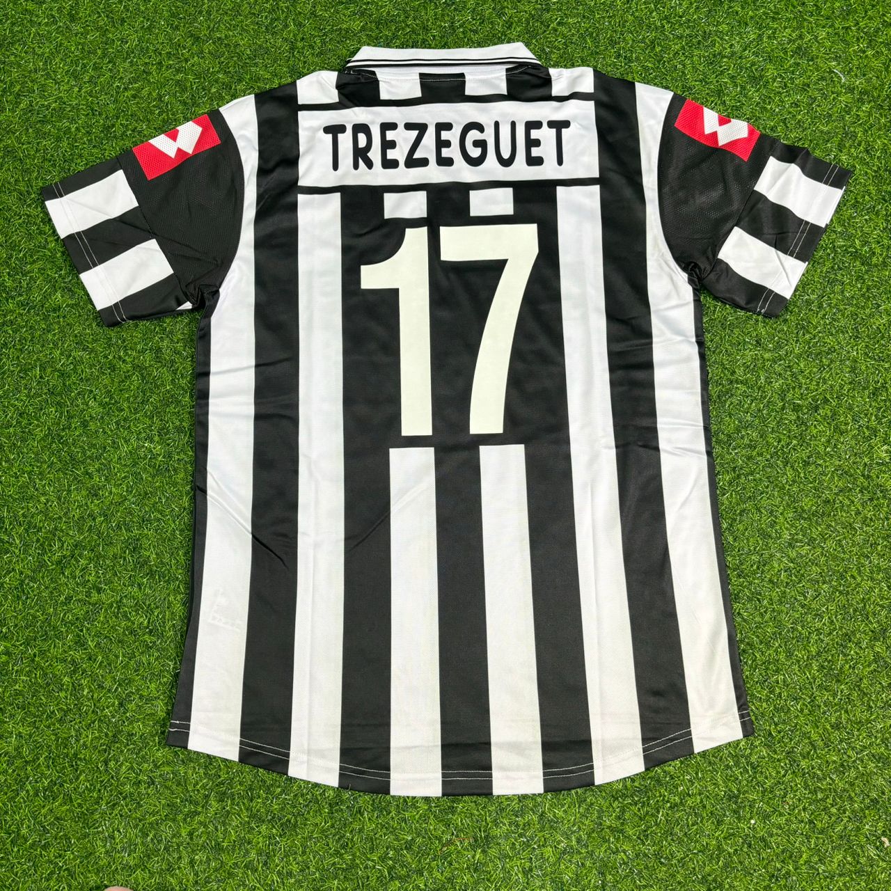 David Trezeguet Juventus 2001 2002 Season Retro Football Jersey