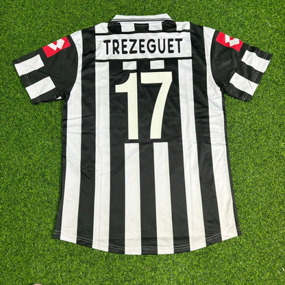 David Trezeguet Juventus 2001 2002 Season Retro Football Jersey