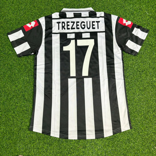 David Trezeguet Juventus 2001 2002 Season Retro Football Jersey