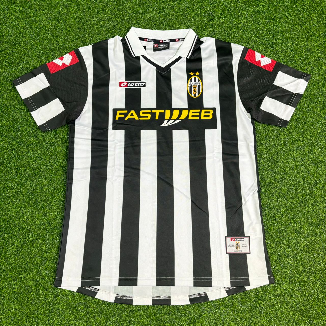 David Trezeguet Juventus 2001 2002 Season Retro Football Jersey